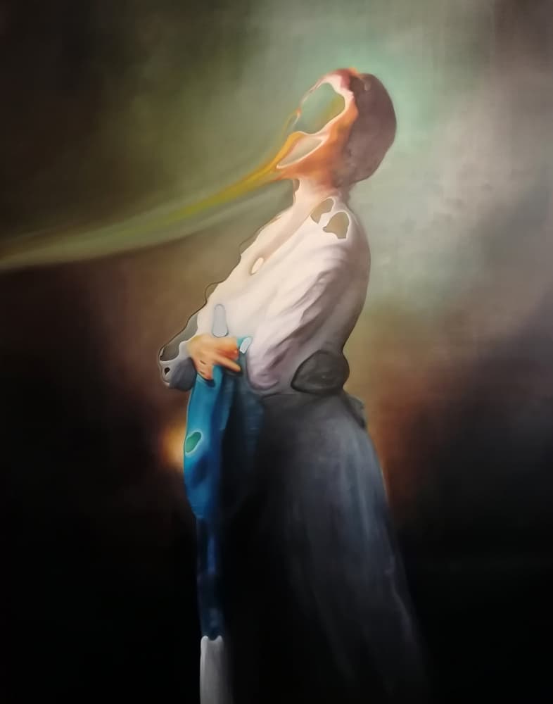 Surreal Woman Glowing by Stefano Mazzolini — canvas wall art