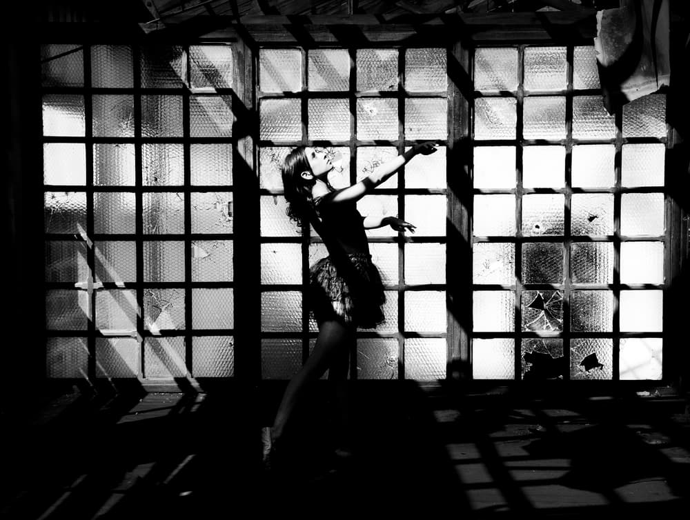 Ballerina Window Light by Melissa Osorio — canvas wall art