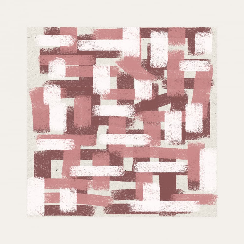 Crimson Maze by THE MIUUS STUDIO — canvas wall art