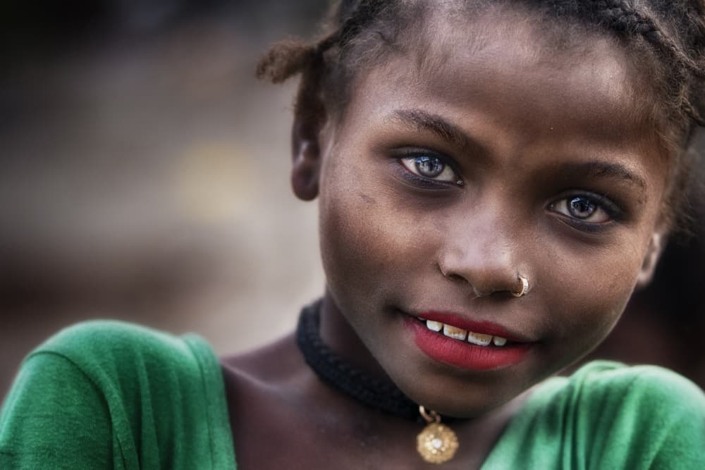 Blue Eyed Beauty by Sergio Pandolfini — canvas wall art