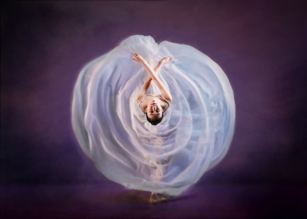 Ethereal Dance Movement by Mia Meng — canvas wall art