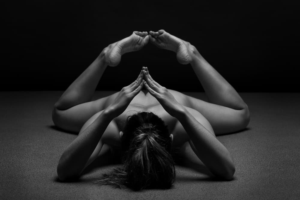 Graceful Meditative Pose by Anton Belovodchenko — canvas wall art