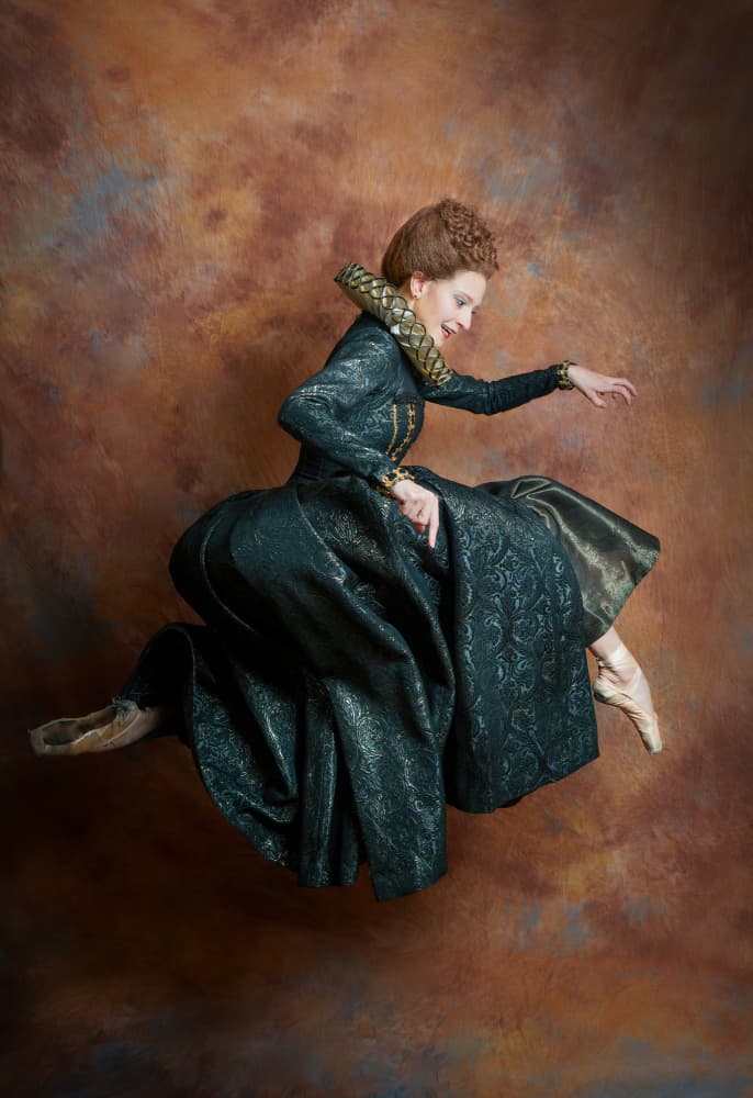 Elizabethan Dance Leap by Oles Paritskiy — canvas wall art