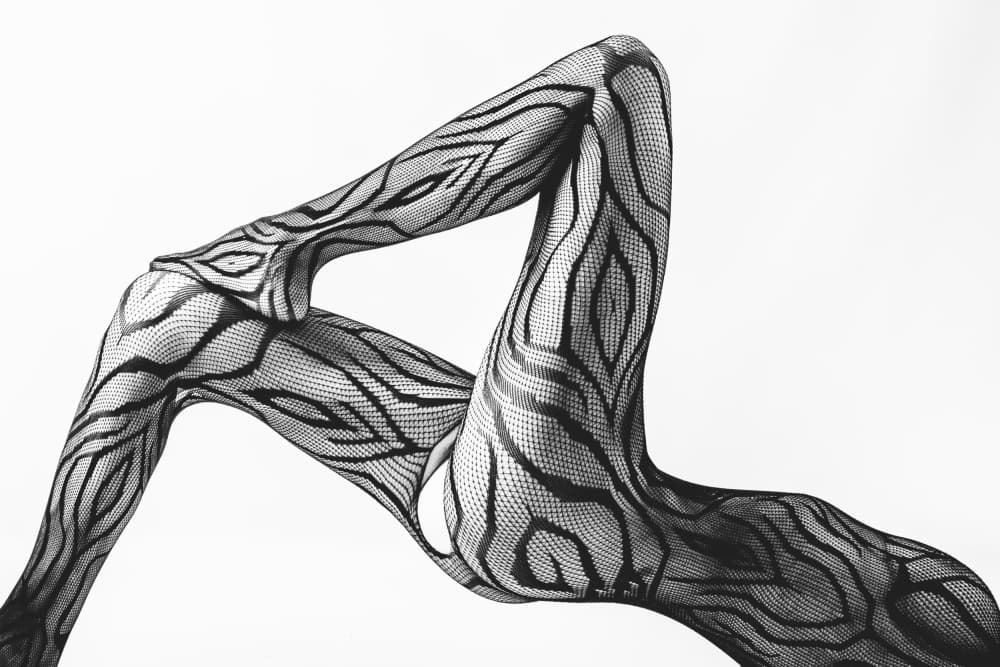 Patterned Body Art by Doris Reindl — canvas wall art