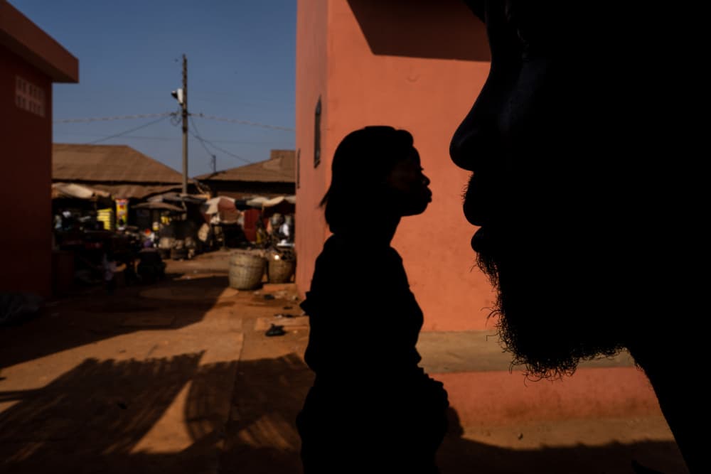 Street Life Silhouettes by Corinne Spector — canvas wall art