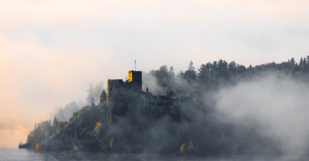 Misty Castle Morning by Slawomir Kowalczyk AFRP FIAP IAAP — canvas wall art