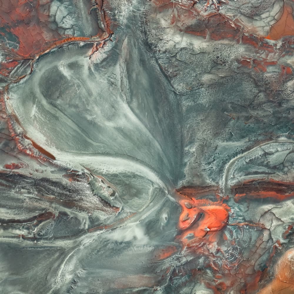 Vibrant Earth Patterns by Aidong Ning — canvas wall art