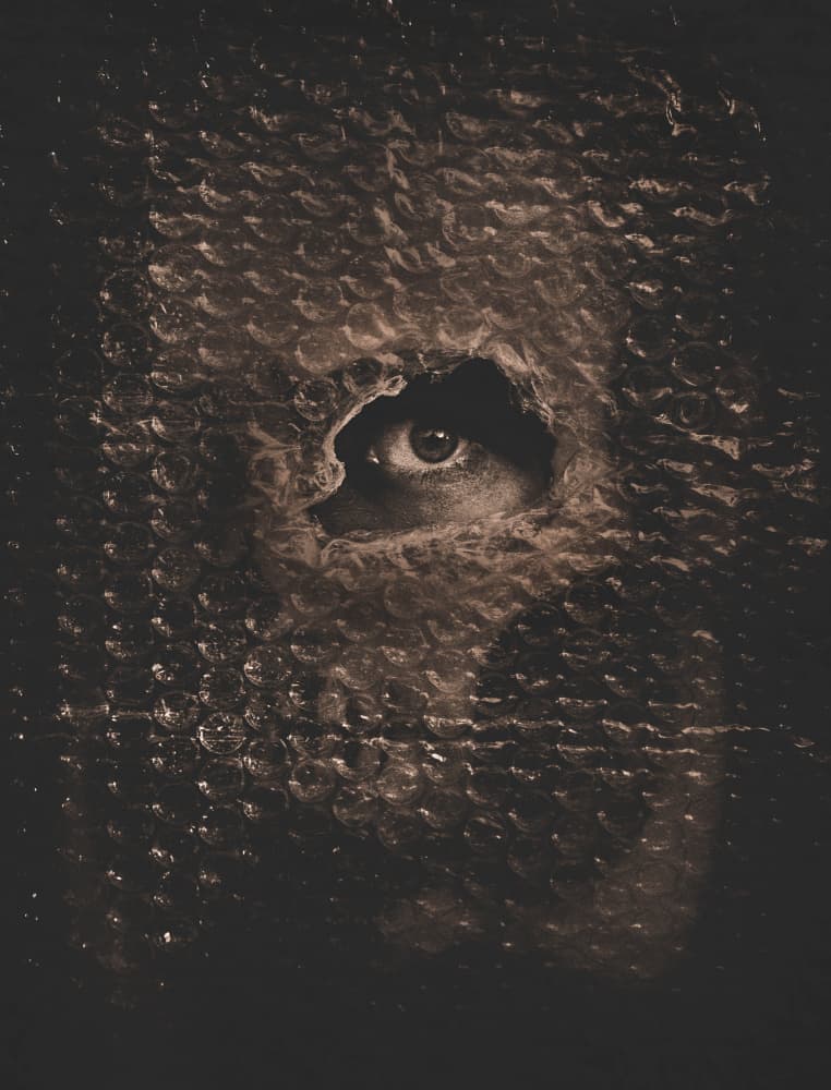 Intense Hidden Eye by Yuri Shepelev — canvas wall art