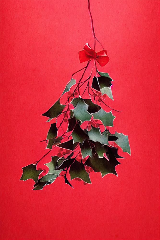 Holly's Bright Charm by Treechild — canvas wall art