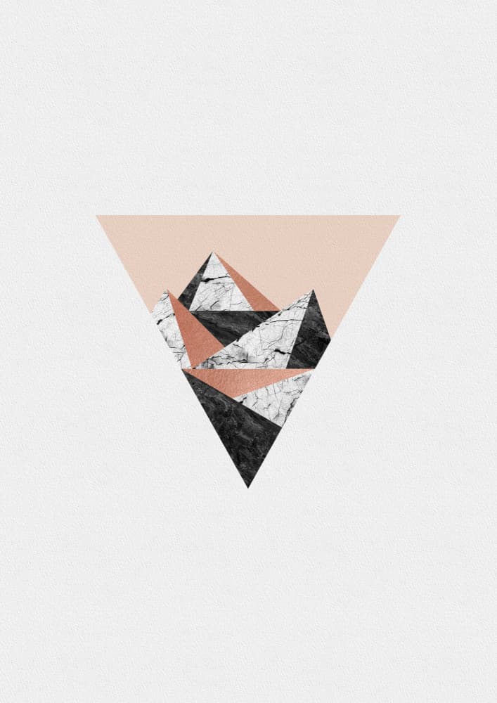 Modern Geometric Peaks by Orara Studio — canvas wall art