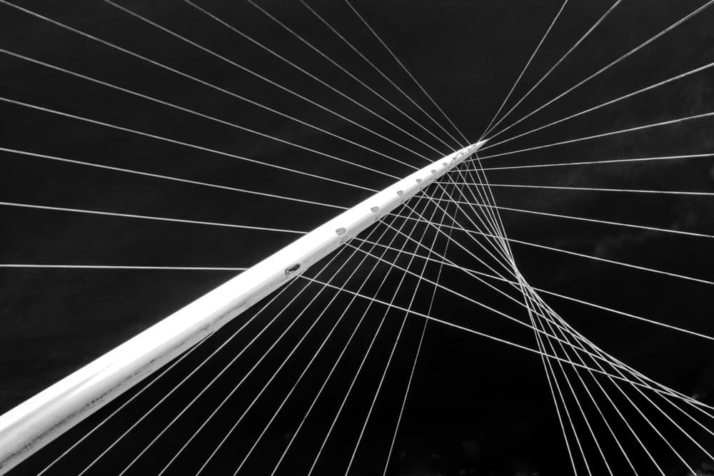 Geometric Bridge Design by Theo Luycx — canvas wall art