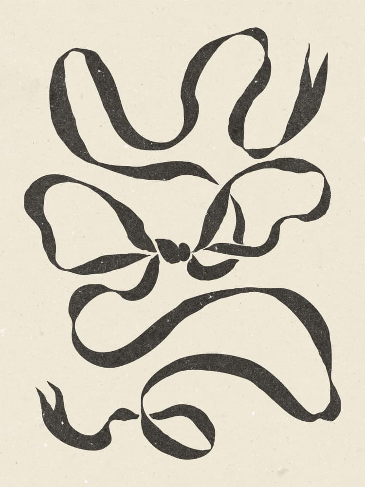 Bow 03 by NKTN — canvas wall art