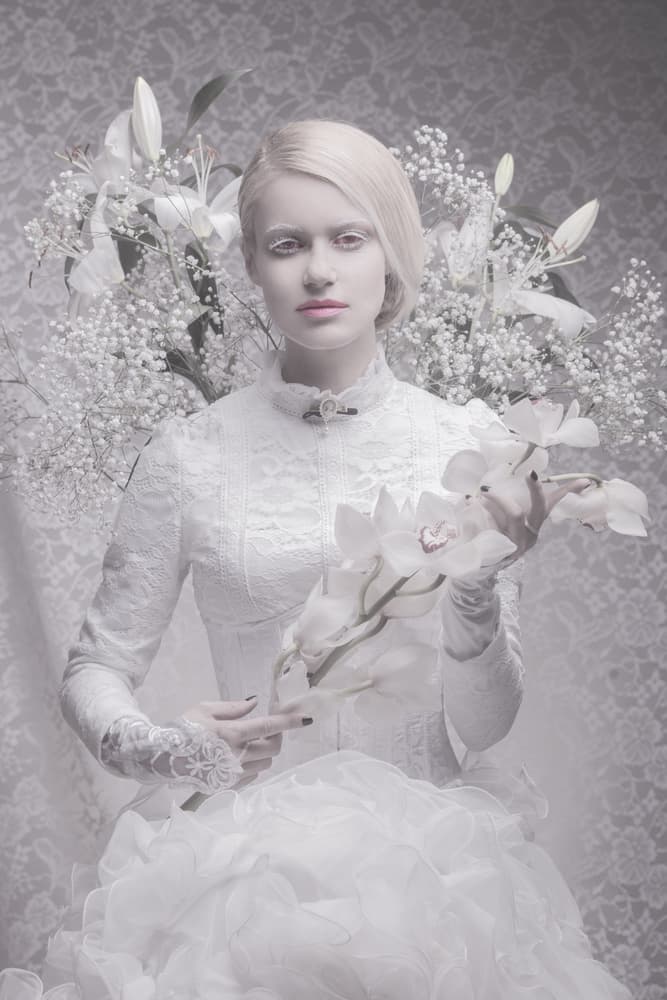 Ethereal White Bride by Christophe CLOVIS — canvas wall art