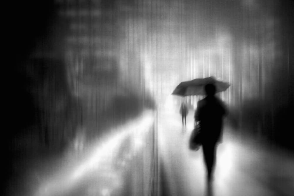 Urban Rain Walk by Teruhiko Tsuchida — canvas wall art
