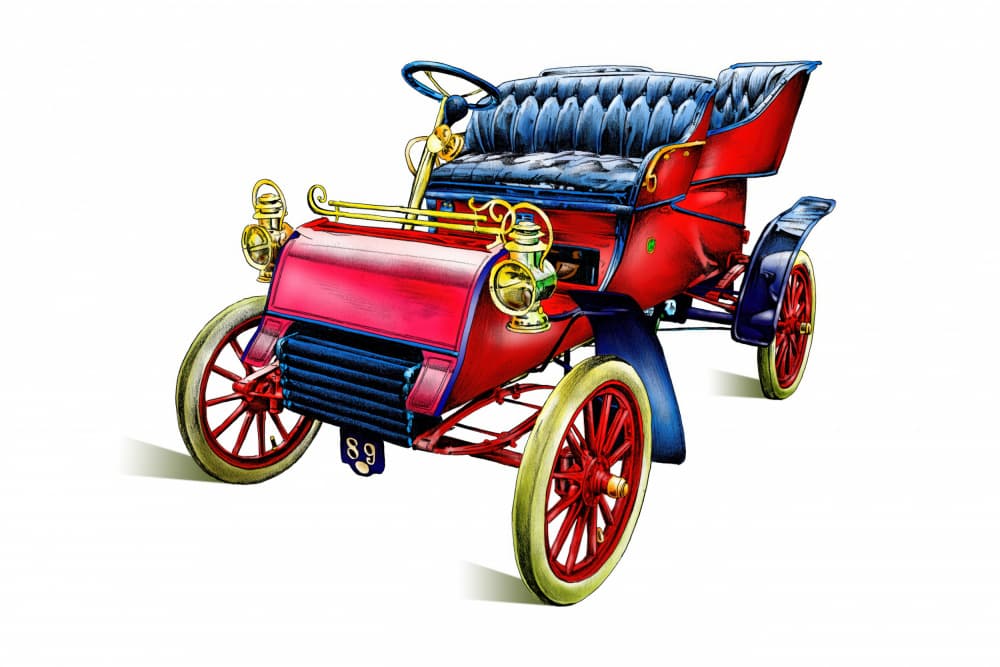 Classic Car 1903 by Rafal Kulik — canvas wall art