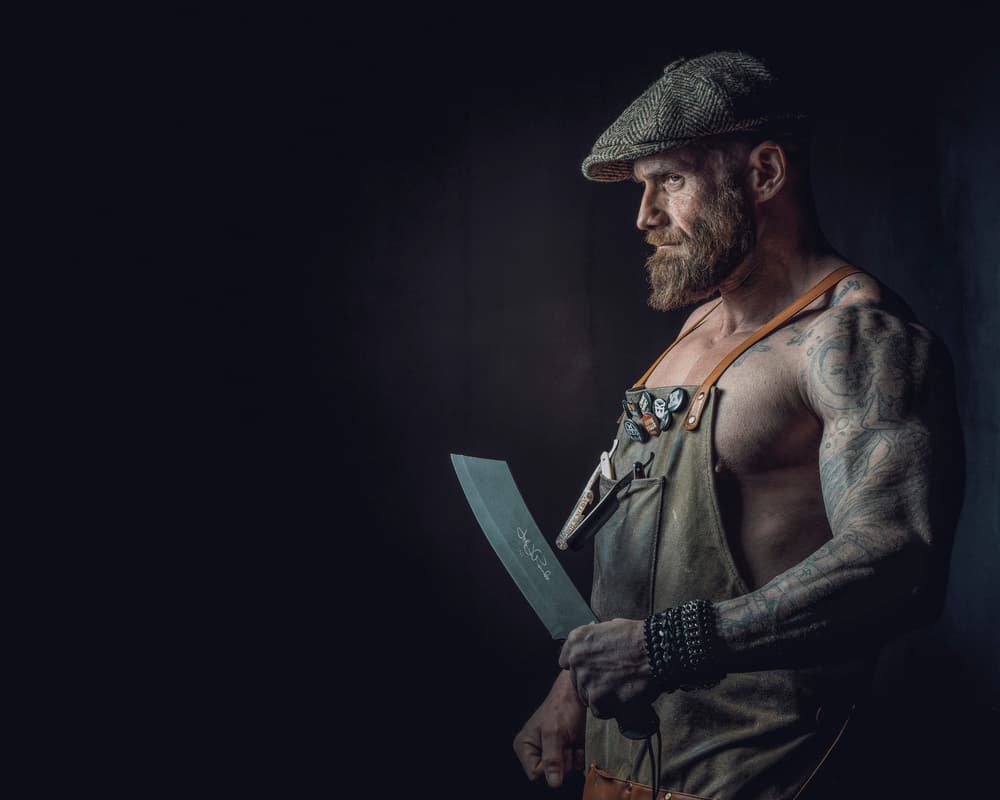 The Butcher Man by gNo — canvas wall art