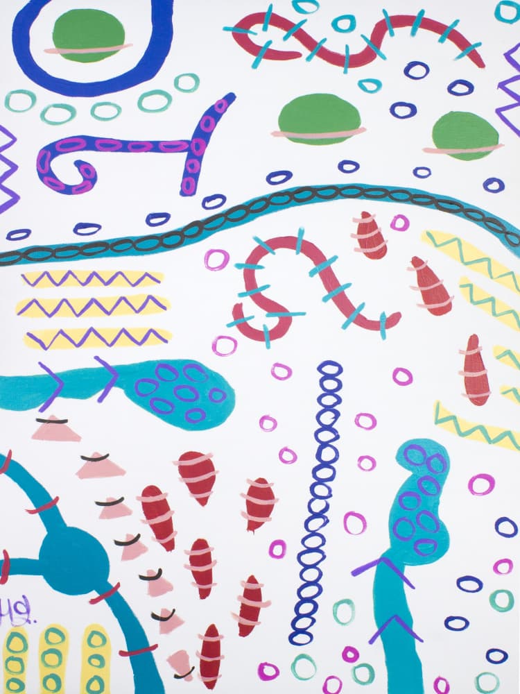 Whimsical Microscopic World by Helen Joynson — canvas wall art