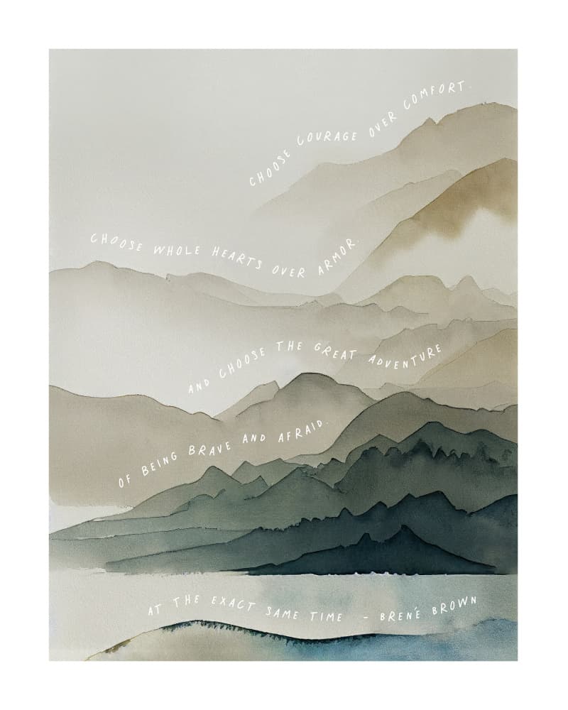 Inspirational Mountain View by KsanaKalpa — canvas wall art