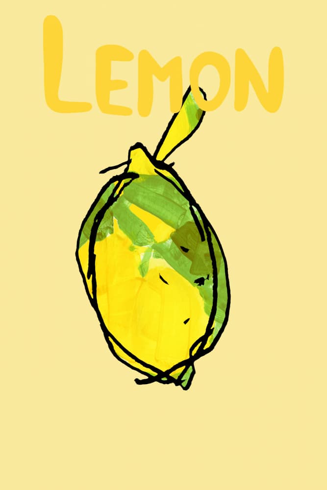 Bright Yellow Lemon