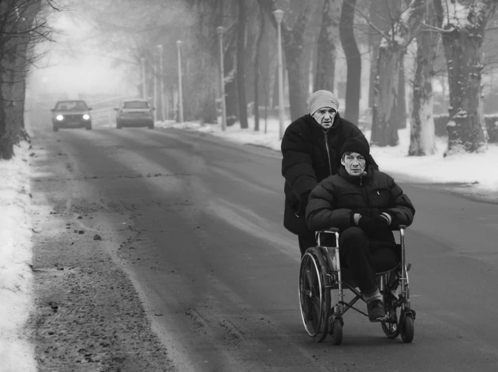 Determined Winter Journey by Nicoleta Gabor — canvas wall art