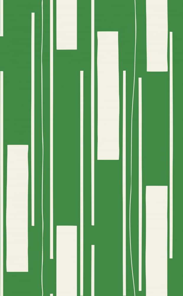 Green Abstract Vertical Pattern by Annick — canvas wall art