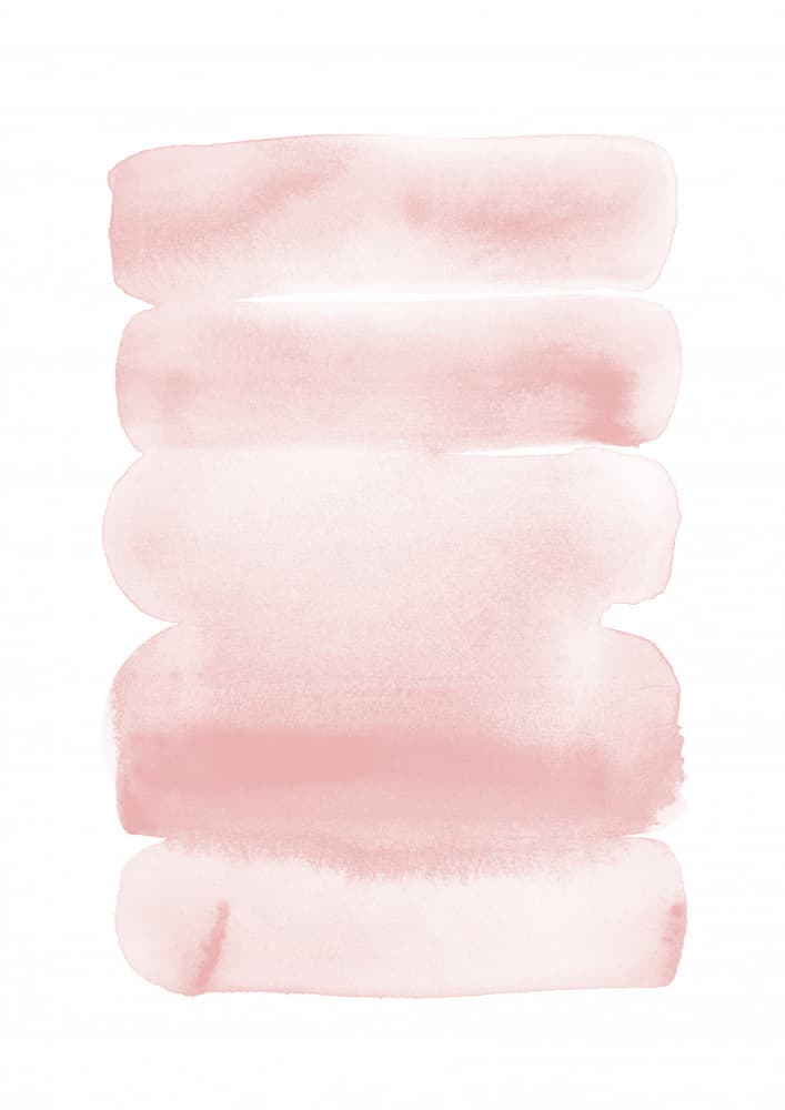 Soft Pink Watercolor Strokes