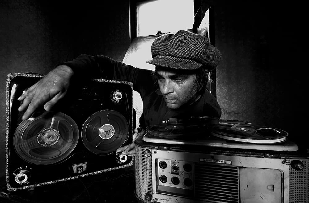 Analog Sound Man by mario grobenski - psychodaddy — canvas wall art