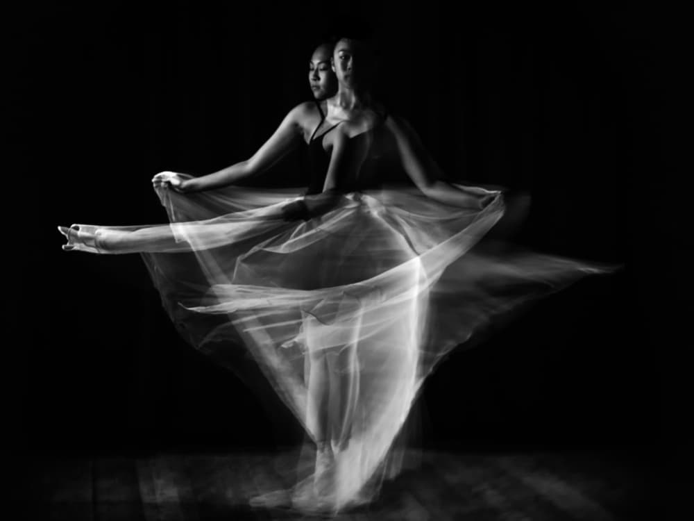 Ethereal Ballet Motion by Katarina Holmström — canvas wall art
