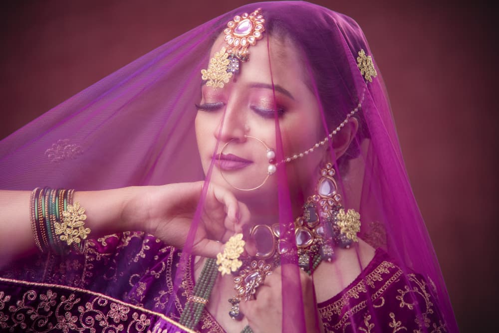 Regal Indian Bride by Sumit Dhuper — canvas wall art