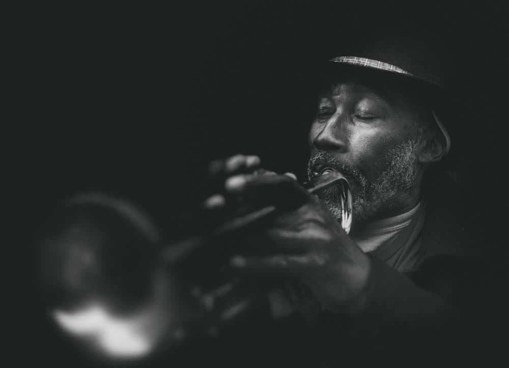 Soulful Jazz Trumpeter by Ariel Ariel — canvas wall art