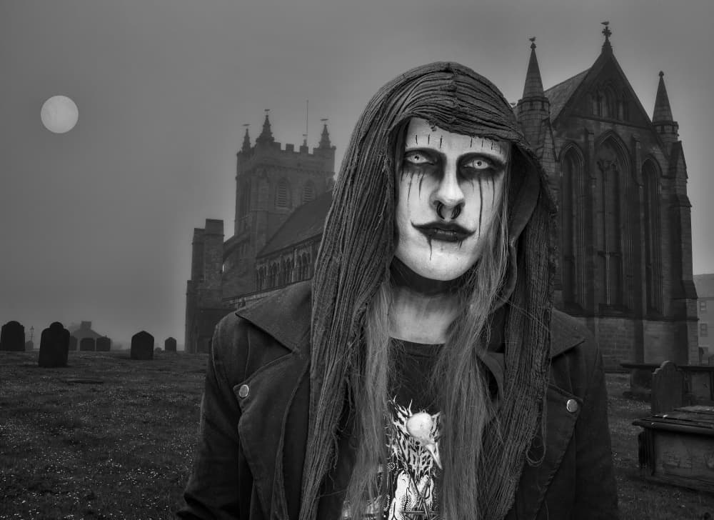 Gothic Night Portrait by Daniel Springgay — canvas wall art