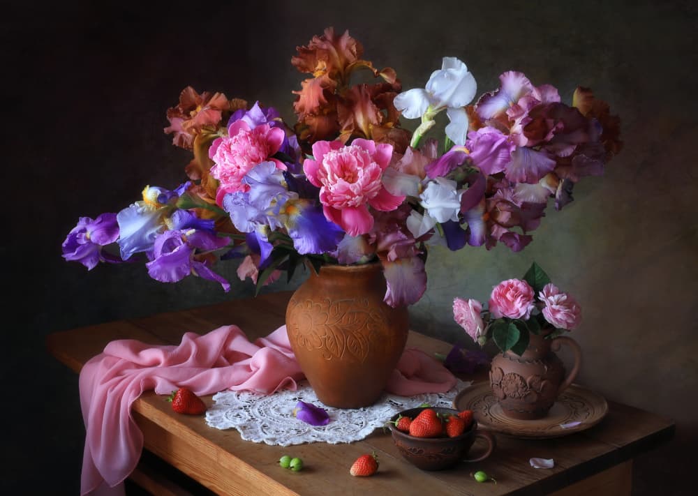 Vibrant Summer Still Life by Tatyana Skorokhod — canvas wall art
