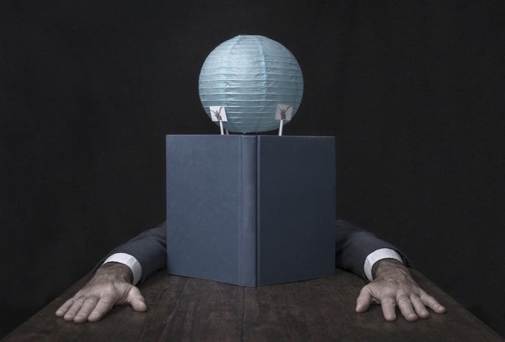 Lantern Head Reading by Giorgio Toniolo — canvas wall art