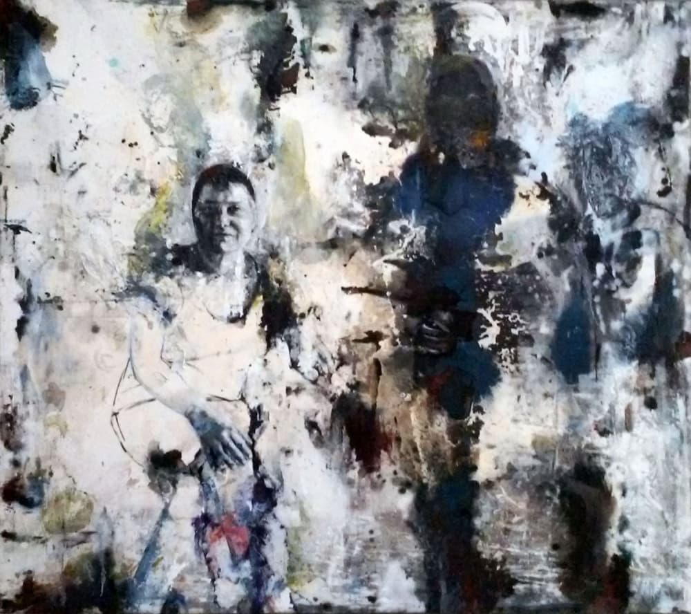 Mysterious Abstract Forms by Małgorzata Majerczyk — canvas wall art
