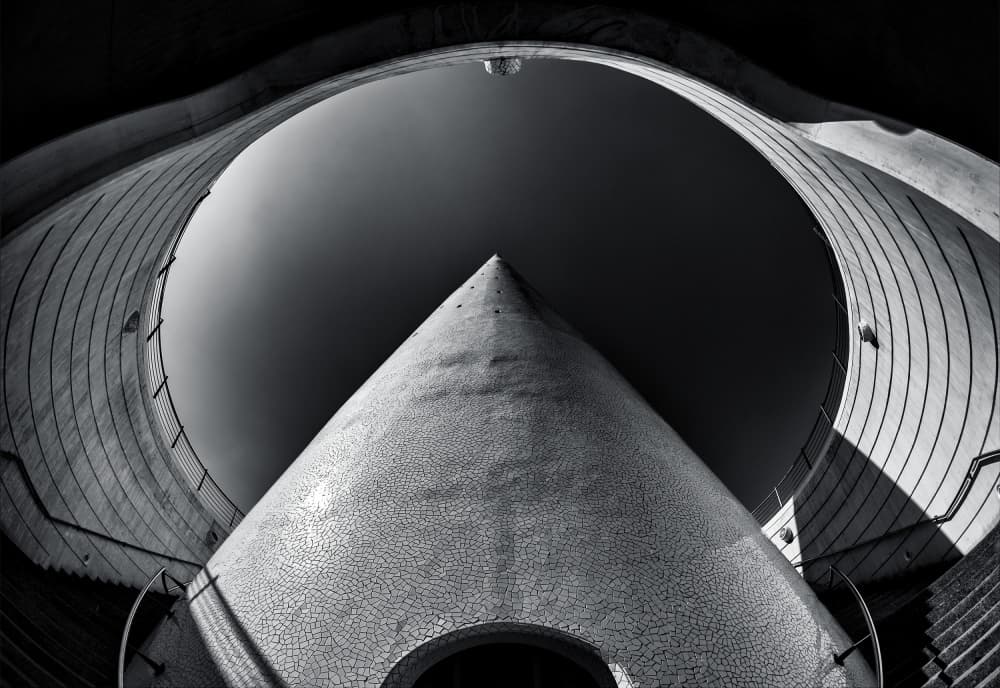 Soaring Geometric Architecture by Gerard Jonkman — canvas wall art