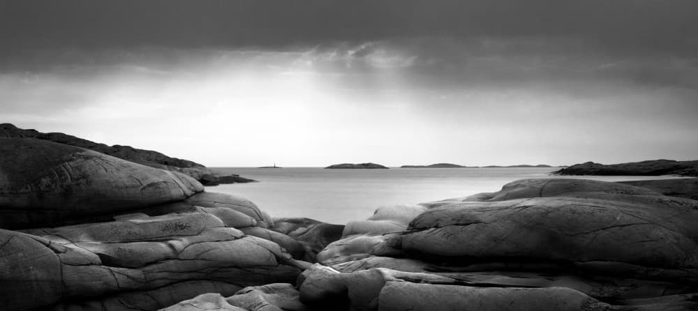 Dramatic Coastal Light by Erik Engström — canvas wall art