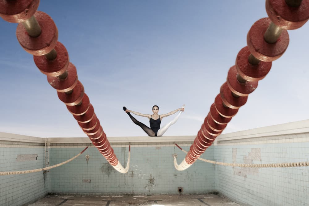 Graceful Split Abandoned Pool by Christine von Diepenbroek — canvas wall art