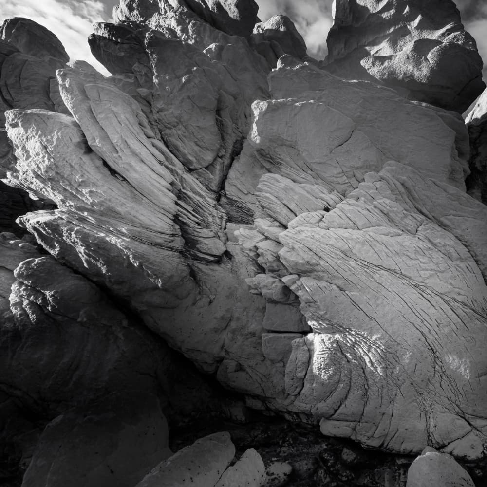 Rugged Desert Rocks by Ray Truter — canvas wall art