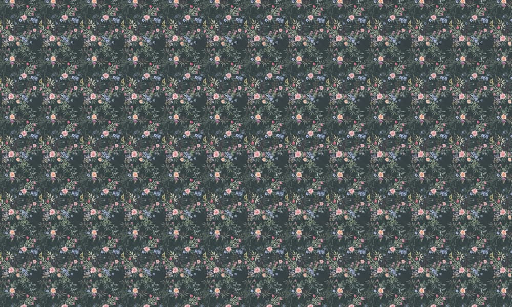 Vintage Rose Garden Pattern by Linda Sitniece — canvas wall art