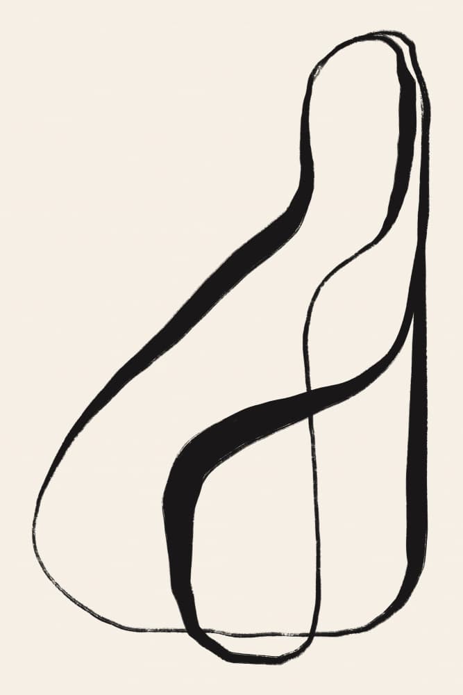 Simplelineartno04 by Treechild — canvas wall art