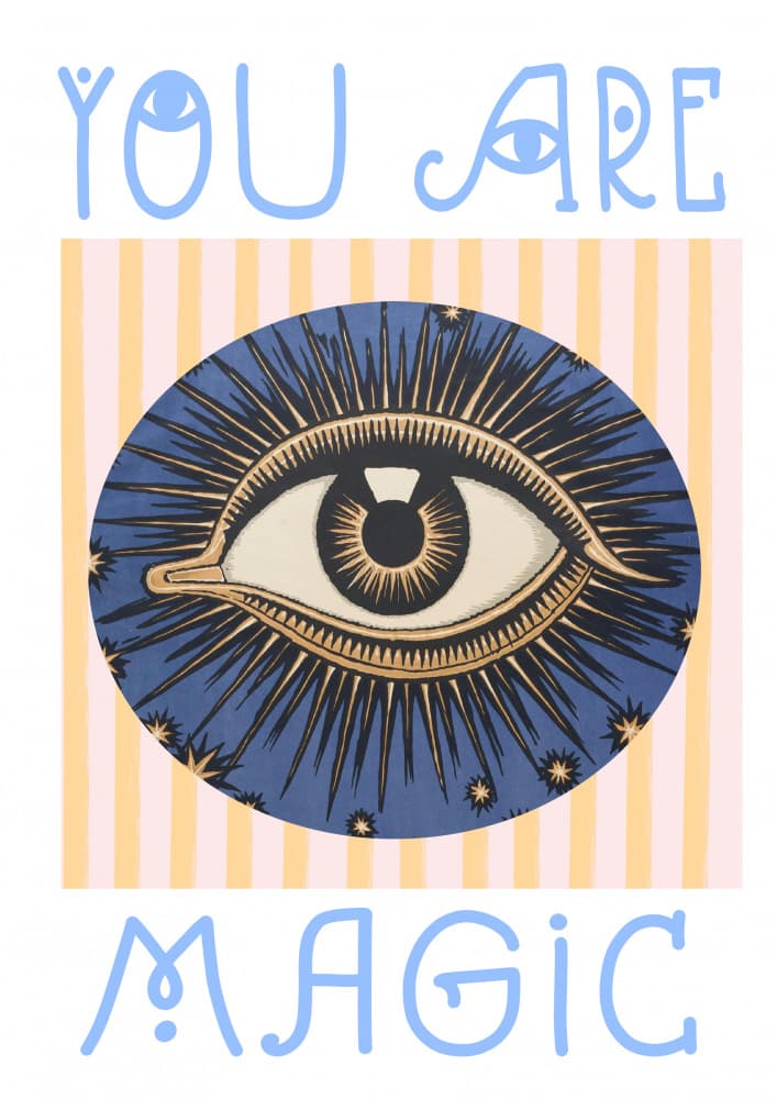 Mystical Magic Eye by Talitha McQueen — canvas wall art