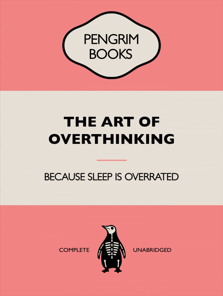 The Art Of Overthinking by Retrodrome — canvas wall art