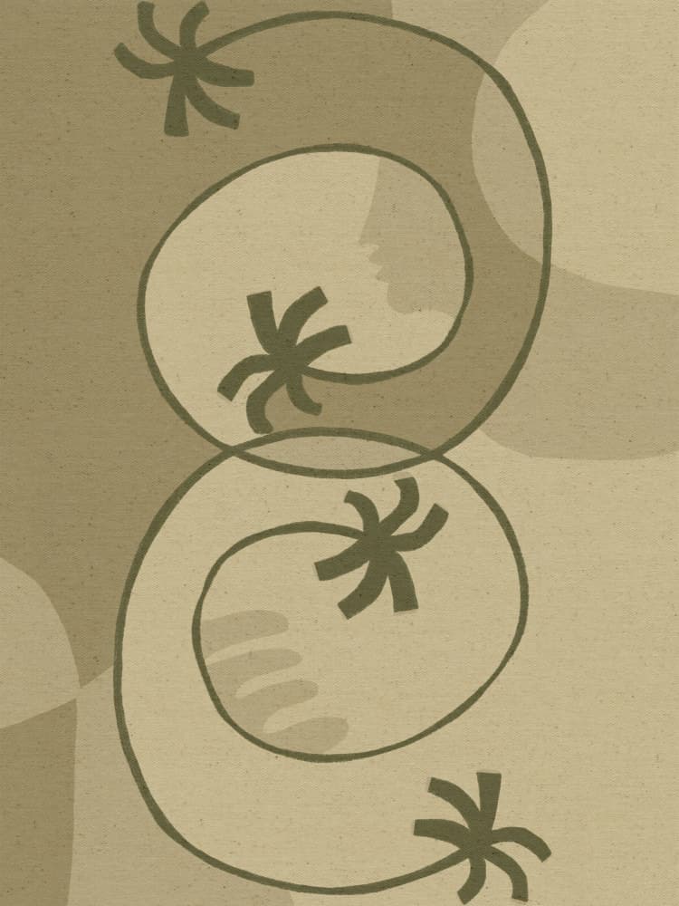 The Land Story 3 by Shatha Al Dafai — canvas wall art