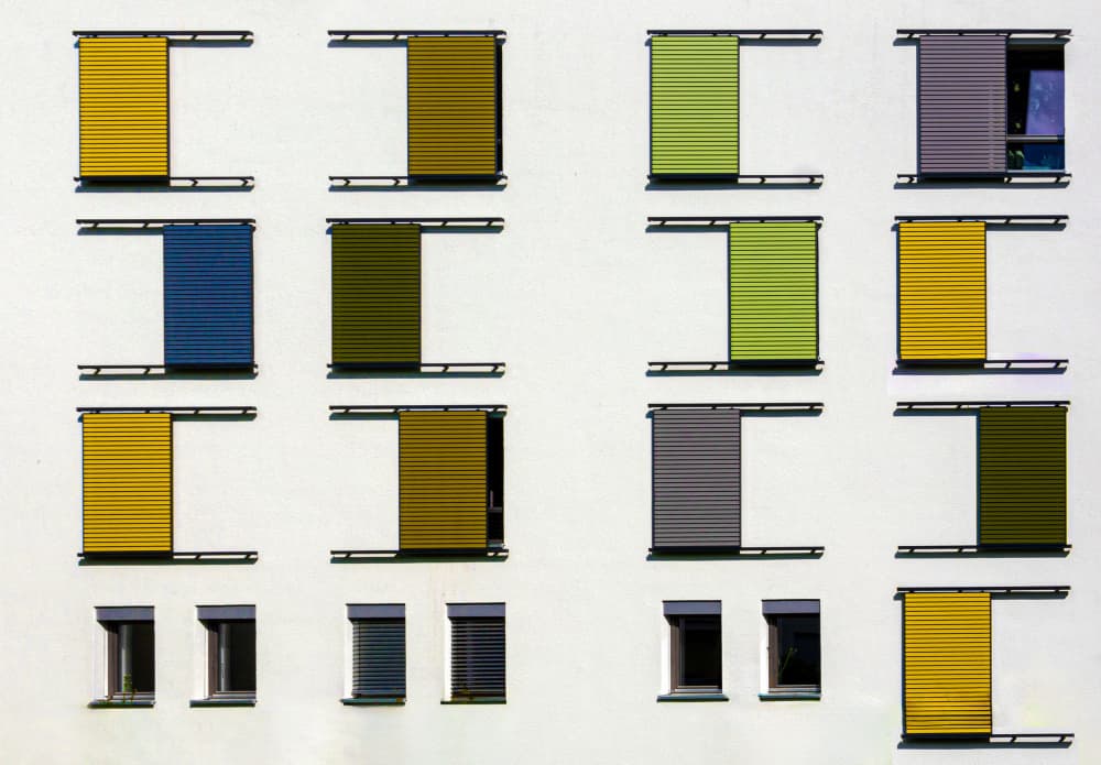 Colorful Window Facade by Stephan Rückert — canvas wall art