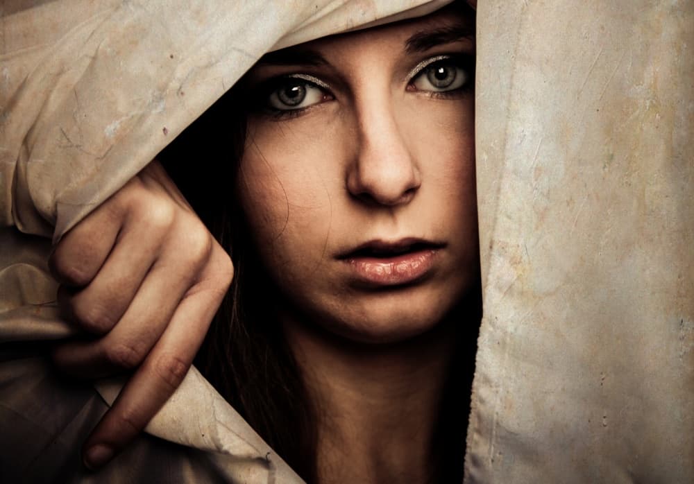 Hidden Gaze by Christine Lebrasseur — canvas wall art