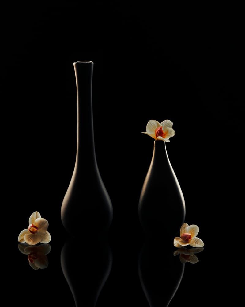Elegant Orchid Reflections by Louie Luo — canvas wall art