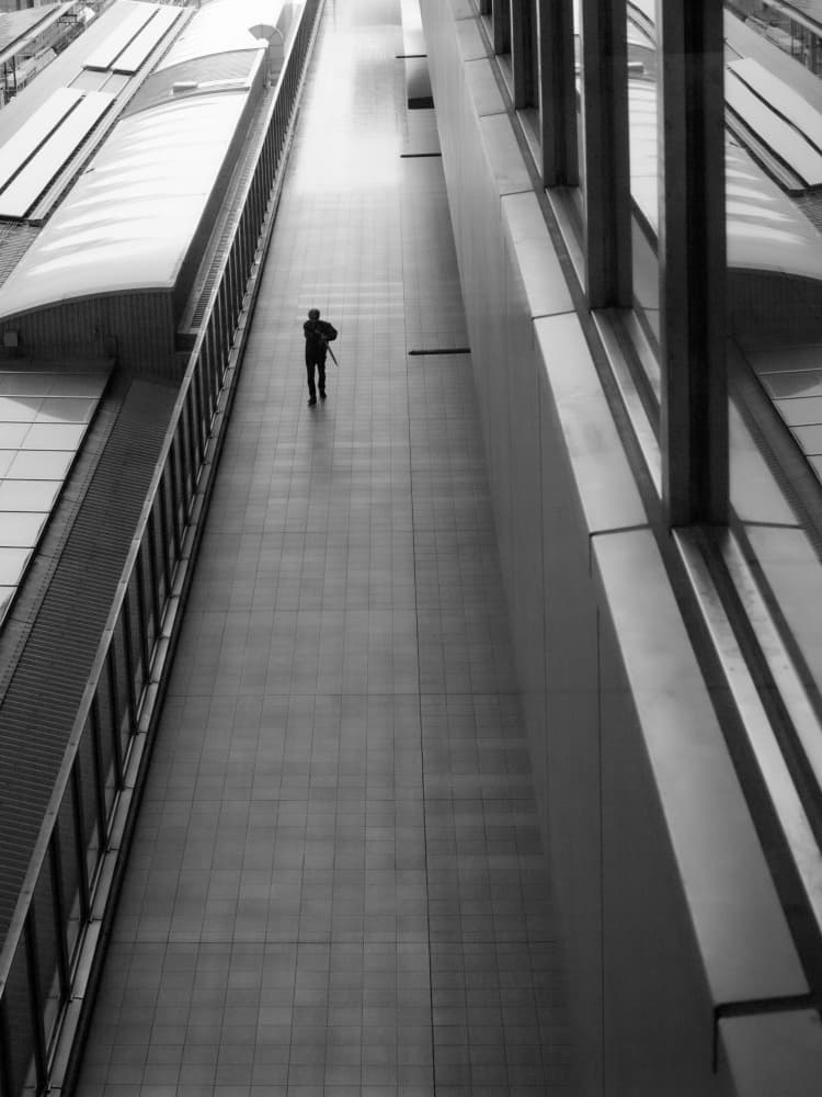 Solitary Walkway View by Ryoga Otake — canvas wall art