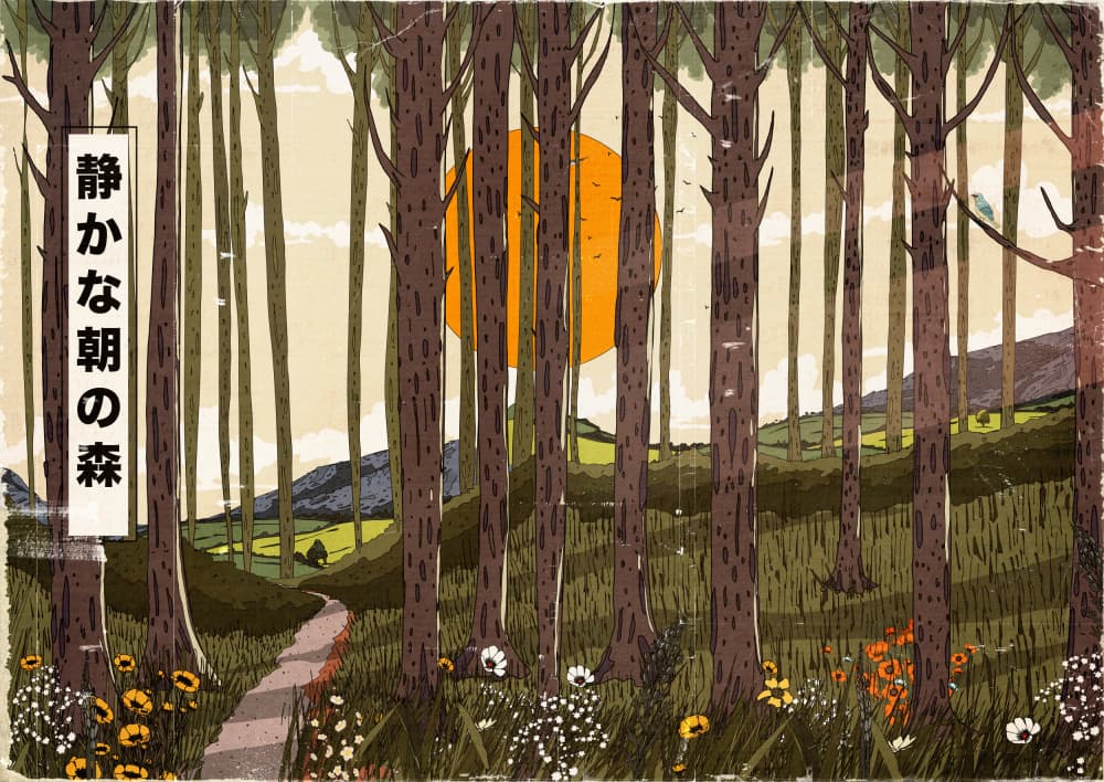 Quiet Forest Morning by Nicholas — canvas wall art