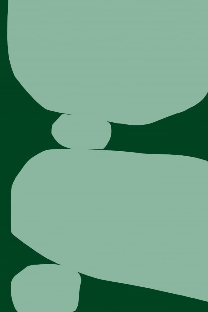 Stacked Sage Harmony by Treechild — canvas wall art