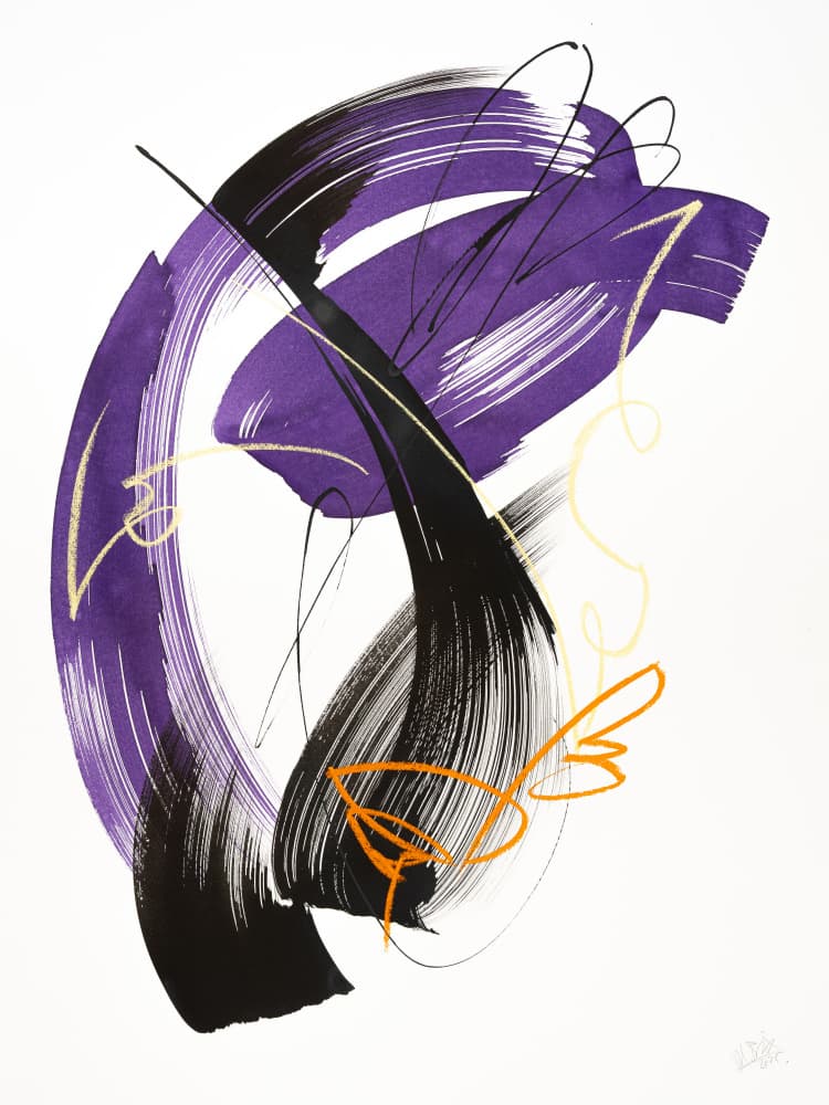 Vibrant Abstract Strokes by Mette Rix — canvas wall art